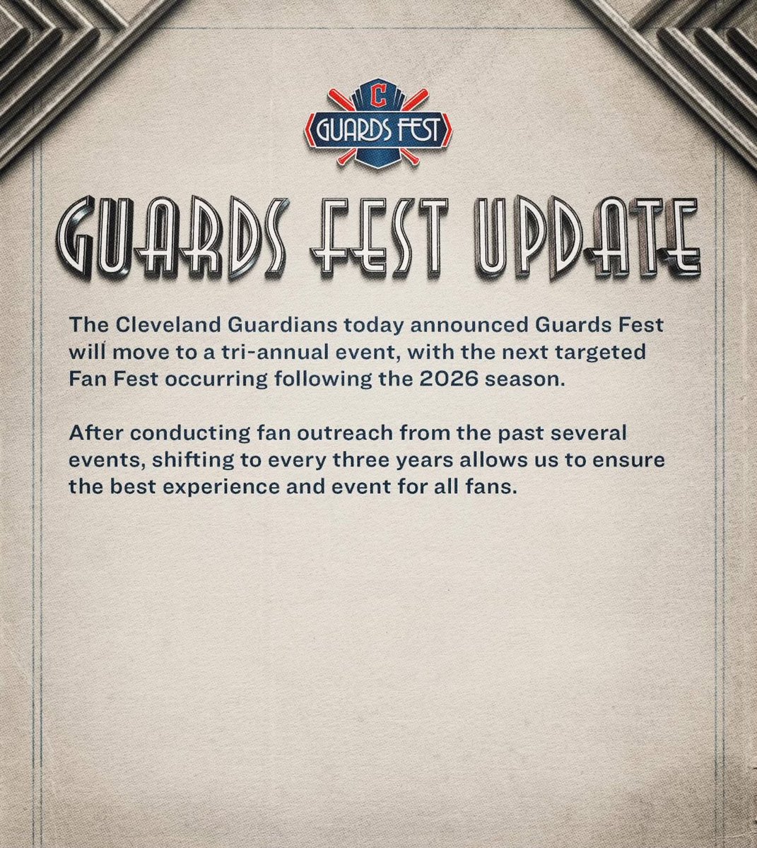 milkdud66's tweet photo. Who are the fans that don't want this event yearly? Really stupid
#guardsfest https://t.co/COc1LZ56hi