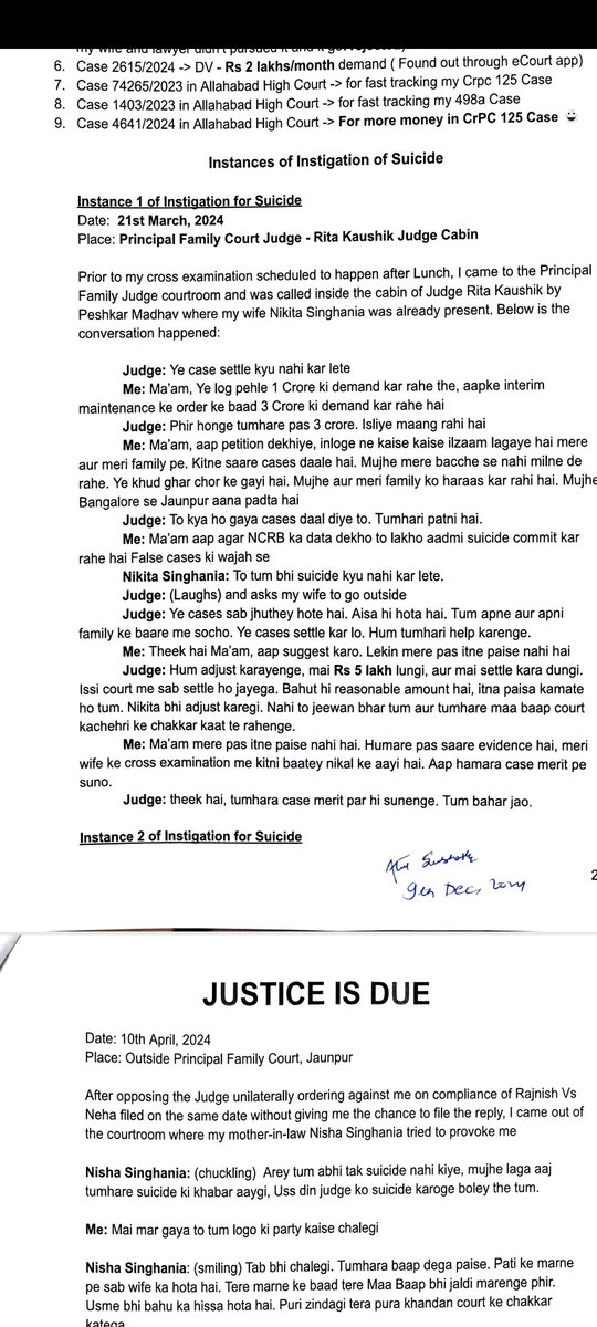 Head of Dept for Mentoo (@gemsofmentoo) on Twitter photo Plz Register A FIR on this Judge Rita kaushik (Jaunpur Family court) since she has openly demanded 5 lakh for settlement of cases. And forced him to suicide Atul subhash.otherwise No one will respect such extortnist Judiciary system <a href="/myogiadityanath/">Yogi Adityanath</a> <a href="/dgpup/">DGP UP</a> <a href="/MLJ_GoI/">Ministry of Law and Justice</a> <a href="/narendramodi/">Narendra Modi</a> Plz Register A FIR on this Judge Rita kaushik (Jaunpur Family court) since she has openly demanded 5 lakh for settlement of cases. And forced him to suicide Atul subhash.otherwise No one will respect such extortnist Judiciary system <a href="/myogiadityanath/">Yogi Adityanath</a> <a href="/dgpup/">DGP UP</a> <a href="/MLJ_GoI/">Ministry of Law and Justice</a> <a href="/narendramodi/">Narendra Modi</a>