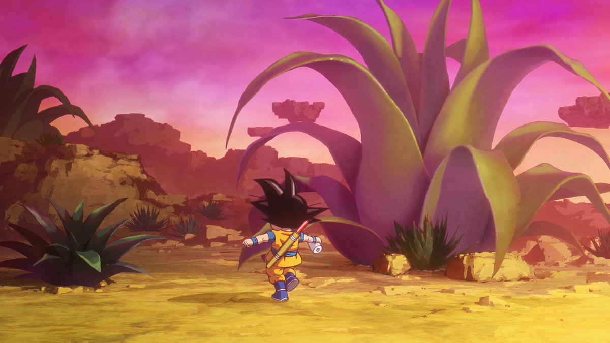 Goku en Daima se comporta como un niño siendo un adulto y nadie es capaz de verlo. Un hombre de 40 años no puede estar diciendo  cada poco tengo caca-sueño-hambre. Y mucho menos caminar dando saltitos.