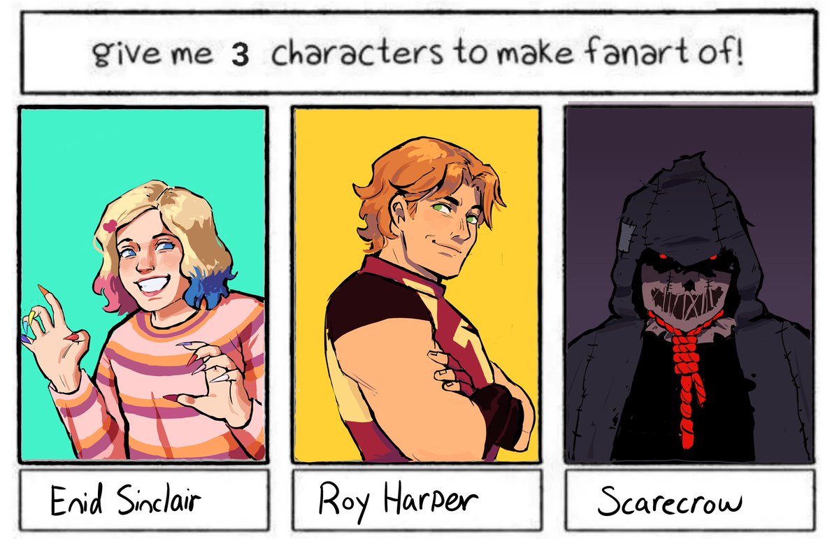 NohrScum's tweet photo. I tried to do the thing um
#royharper #enidsinclair #scarecrow https://t.co/n40ooU0OVe