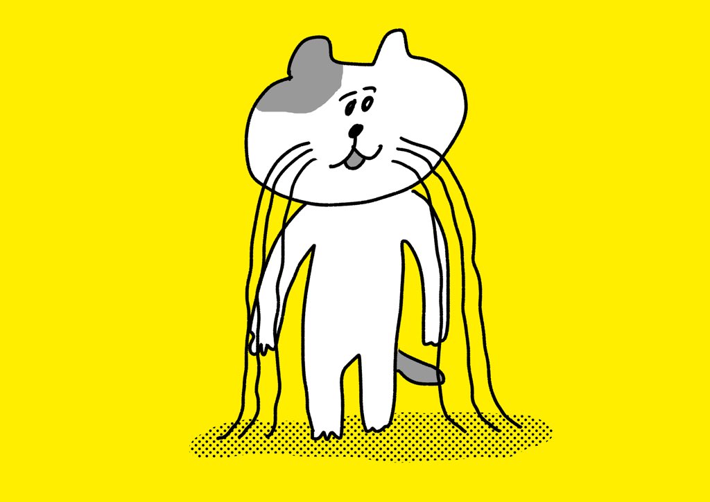 「長期の休みだった猫#おほまんが 」|おほしんたろうのイラスト