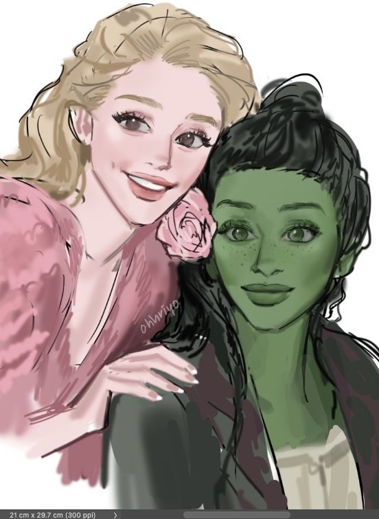 ohhriyo's tweet photo. Glinda &amp; Elphaba! 🩷💚 https://t.co/yRAMXRJdj6