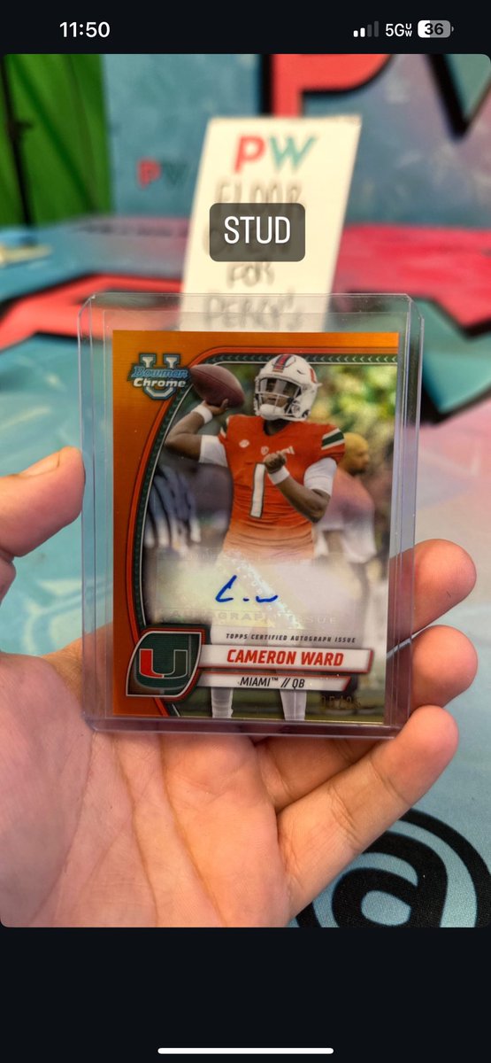 pullwax's tweet image. #CamWard 🤝 just pulled