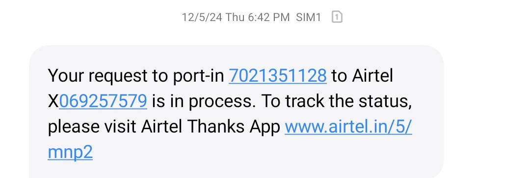 iamThebigZee's tweet photo. @airtelindia please check my MNP request is approved and process but network is not active in airtel. https://t.co/GKxKXIEN6R