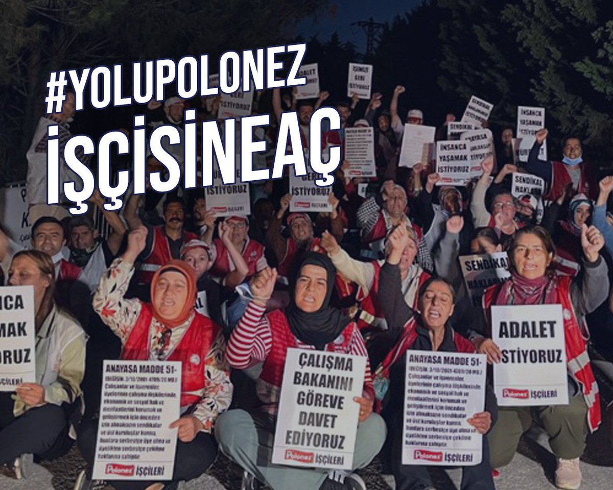 Polonez işçilerine patron adına aylardır uygulanan polis zulmü son bulsun!

Biz tekstil işçileri olarak Polonez işçilerinin yanındayız!

#YoluPolonezİşçisineAç