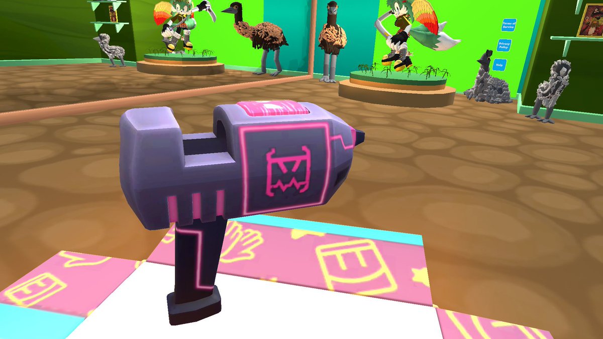 TarapeuticVR's tweet image. New Jumbotron themed Maker Pen skin available exclusively for Rec Room Plus! 👀 (If you didn't know, you can buy RR+ for a little discount through rec.net. I buy mine for a whole year to save.) Also some pics of decorating my dorm for xmas! #recroom #dorm #xmas