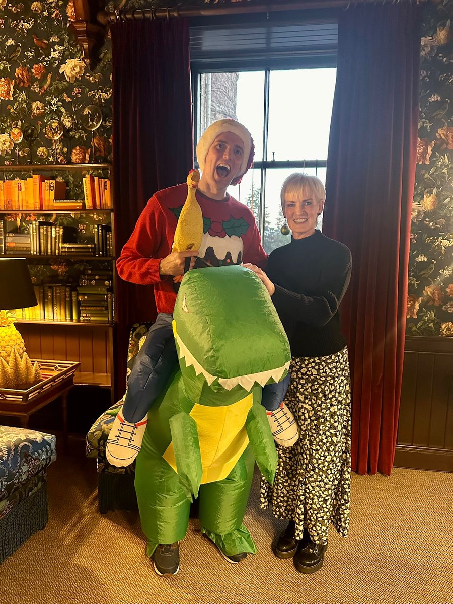 The Other Murray Brother (@duncan__murray) on Twitter photo Santa might have Rudolph but I’ve got Duncy’s dinosaur! Another fun festive fundraising afternoon tea for <a href="/heartsmindsUK/">Hearts & Minds</a> with mum <a href="/JudyMurray/">judy murray</a>
♥️ Santa might have Rudolph but I’ve got Duncy’s dinosaur! Another fun festive fundraising afternoon tea for <a href="/heartsmindsUK/">Hearts & Minds</a> with mum <a href="/JudyMurray/">judy murray</a>
♥️