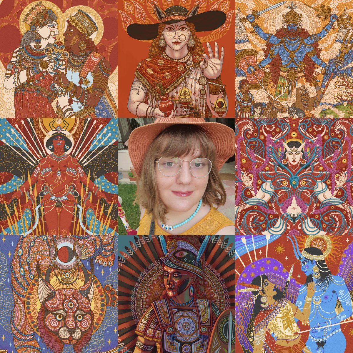 #artvsartist2024
Apparently it is that time of the year again, and this year I actually took good pictures of myself!