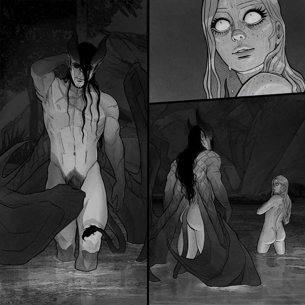 I loved when you all shared that you were upset about his wings in this update lol, and no, it is not a rock... 
well, this is webtoon rules, sorry