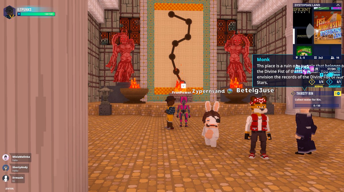 Exploring the mystical Temple Hall in Dystopian Land in <a href="/TheSandboxGame/">The Sandbox</a>. Ancient secrets or future tech? You decide! 🏛️🔮 register-landings.sandbox.game/alphaseason4-s… #TheSandbox #AlphaSeason4 #AS4SocialChallenge