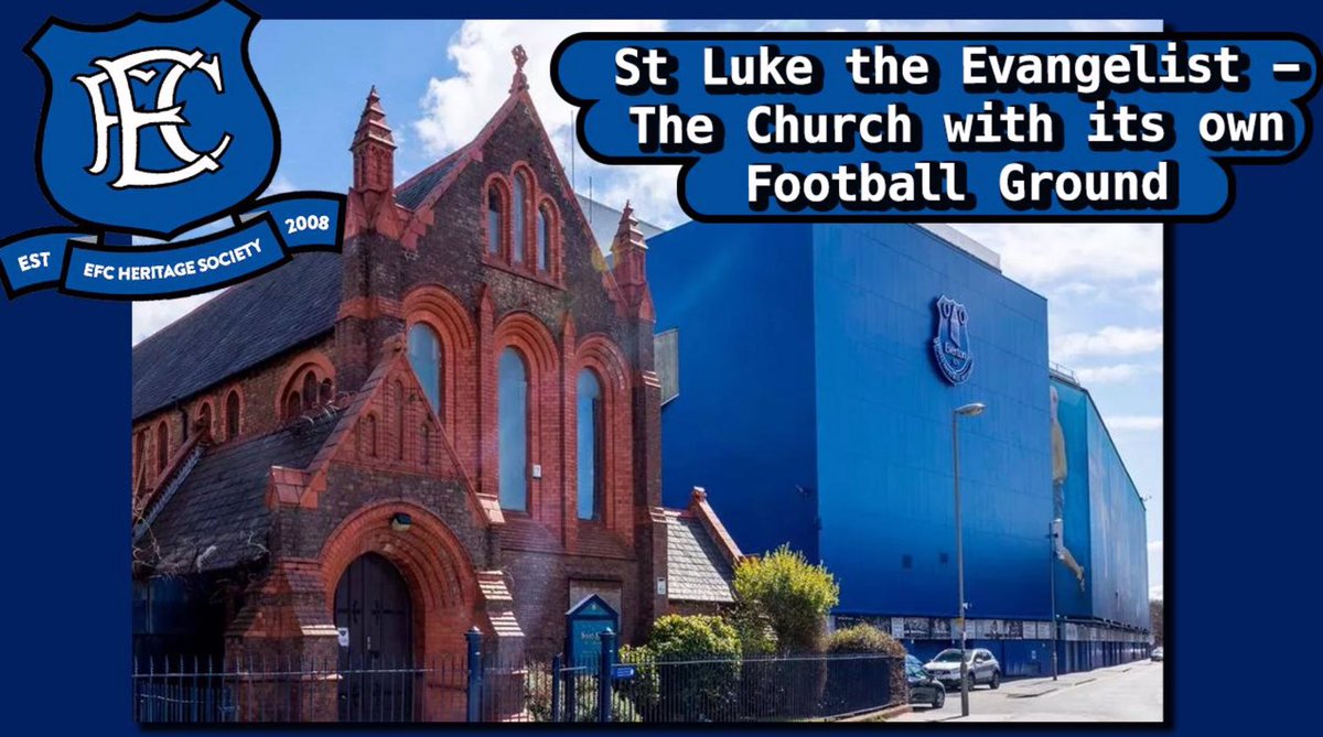 Everton FC Heritage Society (@evertonheritage) on Twitter photo St Lukeโs โช๏ธ
Mission hall pre-dated Goodison Park.
Current church opened 1901.
Church hall foundation stone laid 1904.
Funerals of notable EFC figures held there.
Matchday home of <a href="/EvertonHeritage/">Everton FC Heritage Society</a> .
Learn more in our new film:
youtu.be/MsIW2vqWcHM?siโฆ
efcheritagesociety.com/st-lukes-the-cโฆ St Lukeโs โช๏ธ
Mission hall pre-dated Goodison Park.
Current church opened 1901.
Church hall foundation stone laid 1904.
Funerals of notable EFC figures held there.
Matchday home of <a href="/EvertonHeritage/">Everton FC Heritage Society</a> .
Learn more in our new film:
youtu.be/MsIW2vqWcHM?siโฆ
efcheritagesociety.com/st-lukes-the-cโฆ
