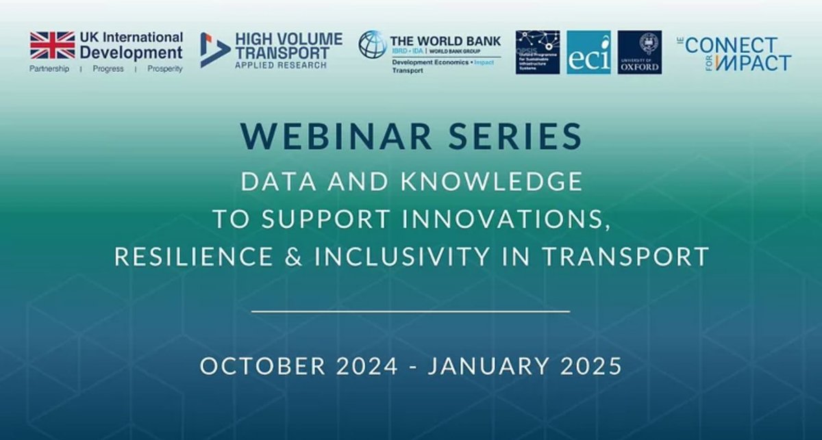 🚐 🛵 Informal transport in #African cities: how can it become more efficient, #lowcarbon and safe? Don’t miss the latest World Bank ieConnect webinar series TOMORROW ❗️

📍 Register here: 
worldbank.org/en/events/2024…