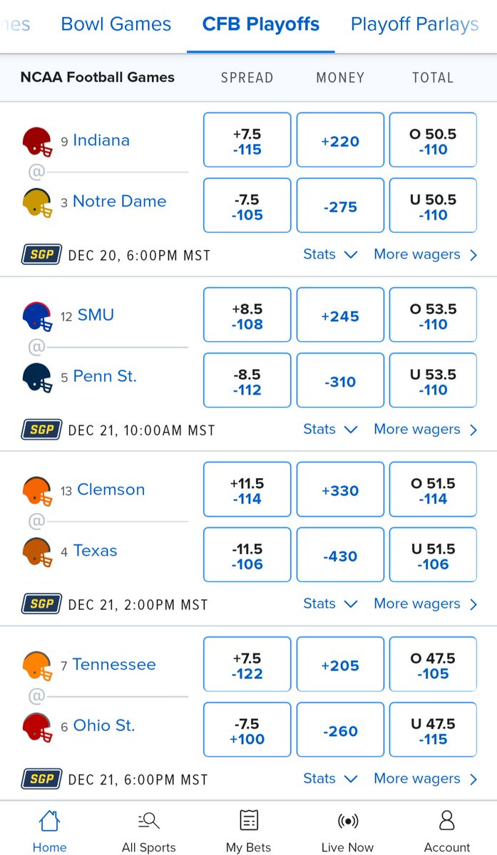 12 is too many. #cfplayoffs