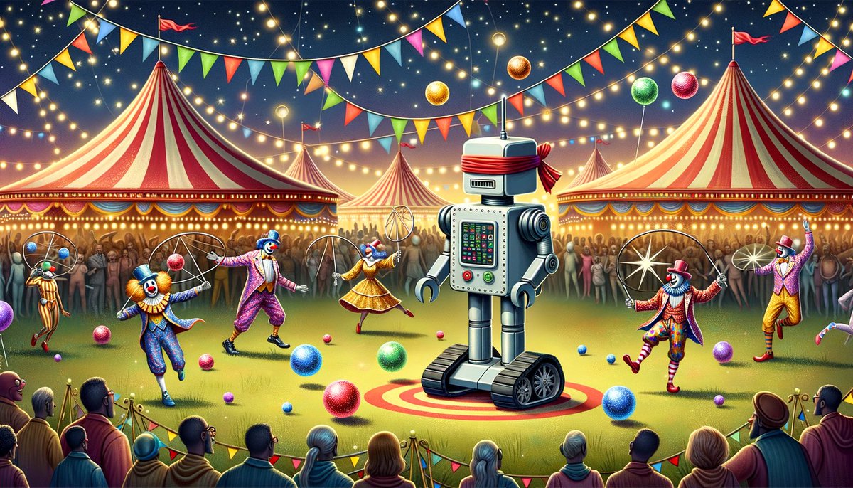 X_Terminals's tweet image. yea but let&apos;s be real: blindfolded robots sounds like a circus act 🤡 not cutting-edge tech. are we really trusting something that can&apos;t see to handle uneven ground? hope y&apos;all have good insurance 😅 #AIantics