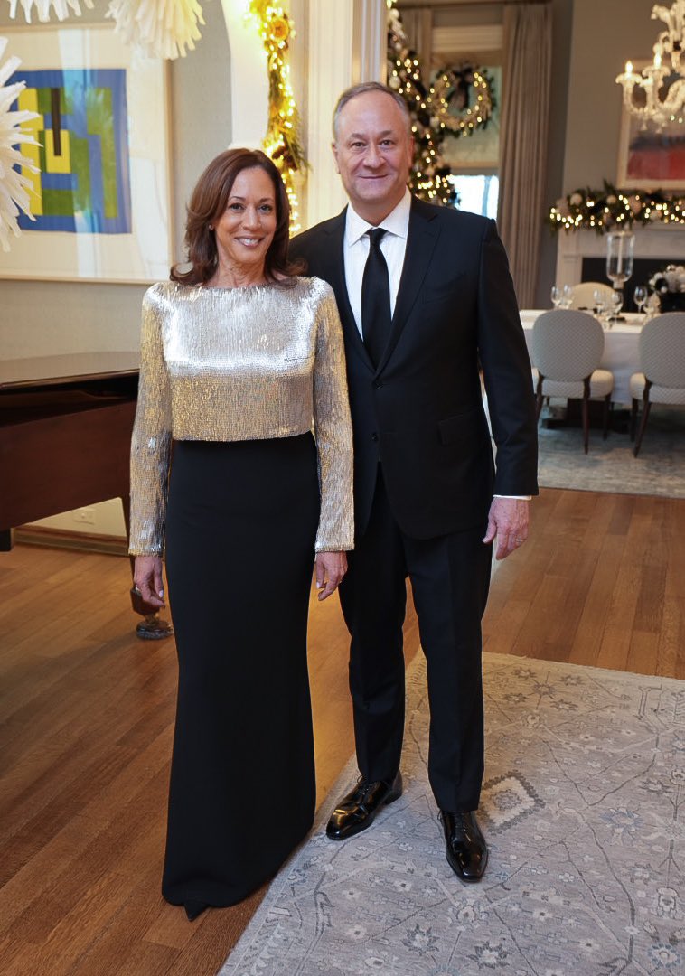 SecondGent46's tweet image. Celebrated a special evening with my amazing wife, @VP.