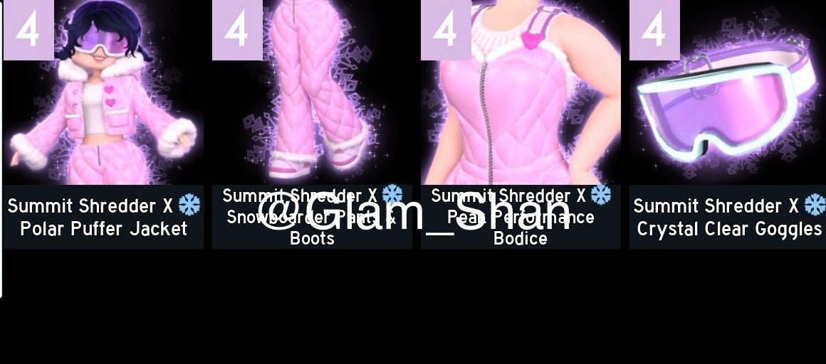 ❄️ Hosting a small Summit Shredder X set giveaway! ❄️

To enter: Comment your favorite part of Glitterfrost!

🩵 There will be 4 winners, deadline to enter is Dec. 16th. 🩵