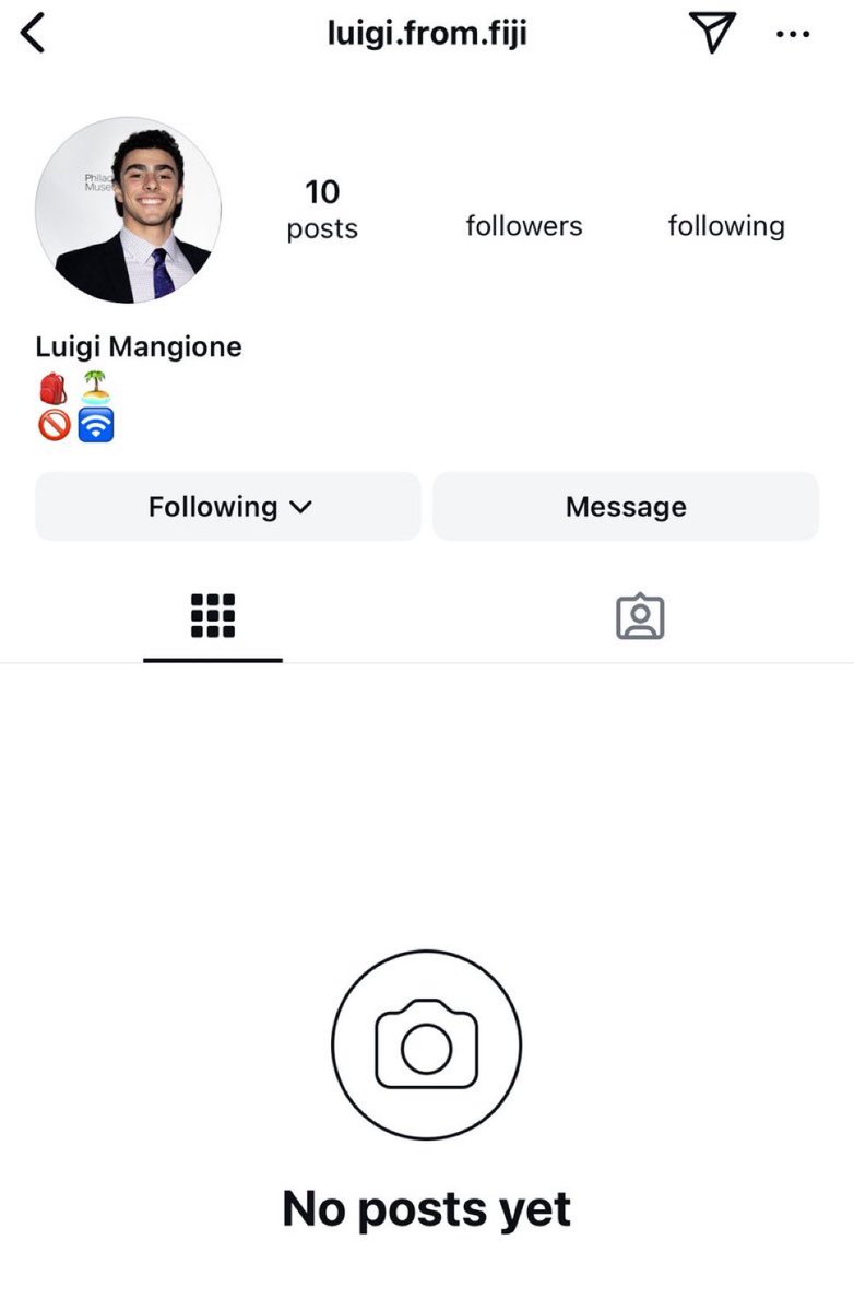 Luigi Mangione Updates tweet media