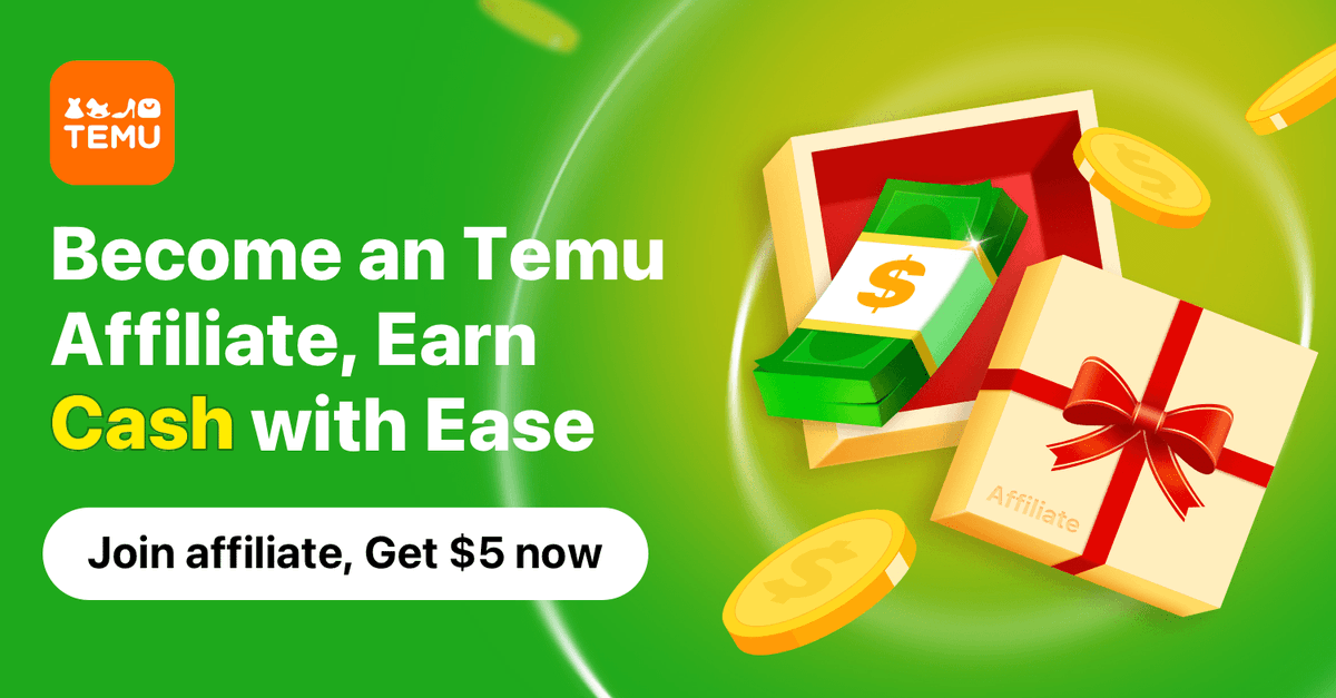 Bigghoppy's tweet photo. Click the link https://t.co/zaAzjuDjsY to join ⭐️Temu Affiliate Program⭐️! Up to 💰$100,000 per month is waiting for you~! https://t.co/B1UIChCxKk