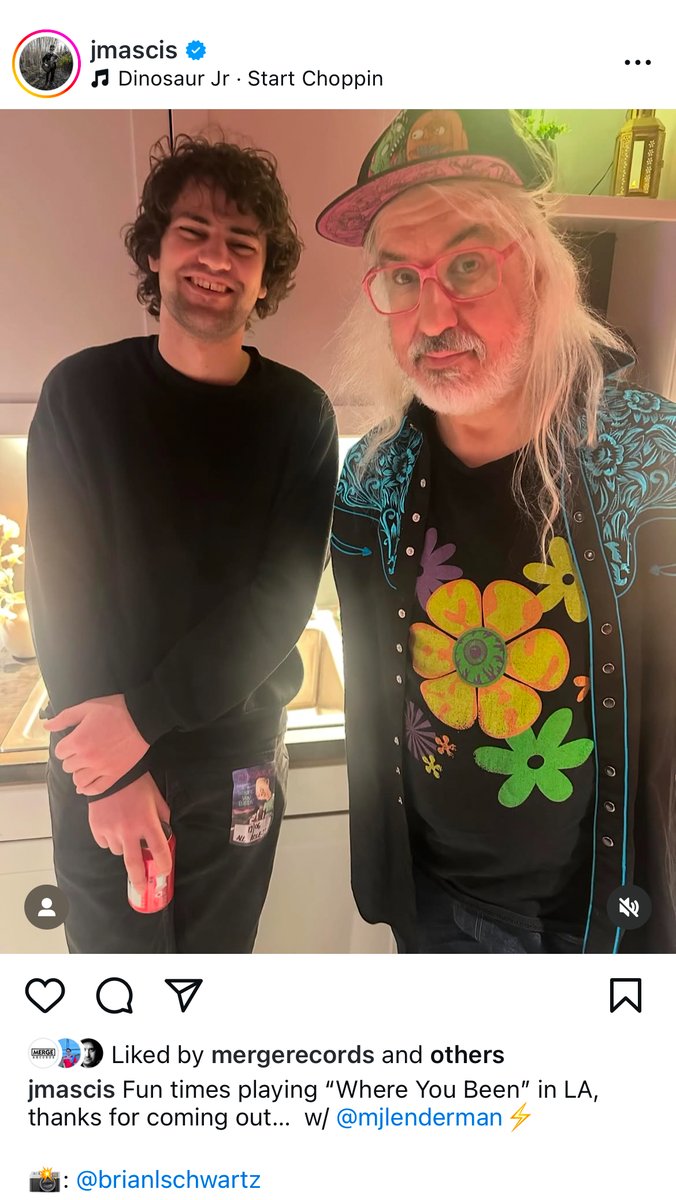 MJ Lenderman 🤝 Dinosaur Jr