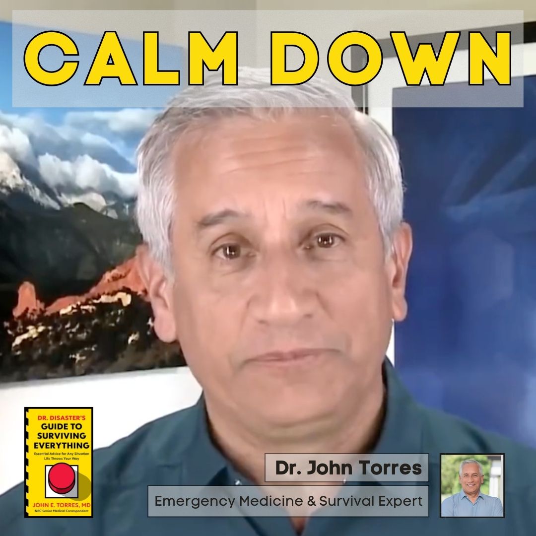 DrJohnTorres's tweet image. My biggest piece of advice to overcome any difficulty may surprise you...it's to CALM DOWN. 

For more tips and advice on how to survive pretty much anything, buy my book: amazon.com/Dr-Disasters-G….

#drjohntorres #drdisastertips #calmdown #guidetosurvivingeverything #survivaltip