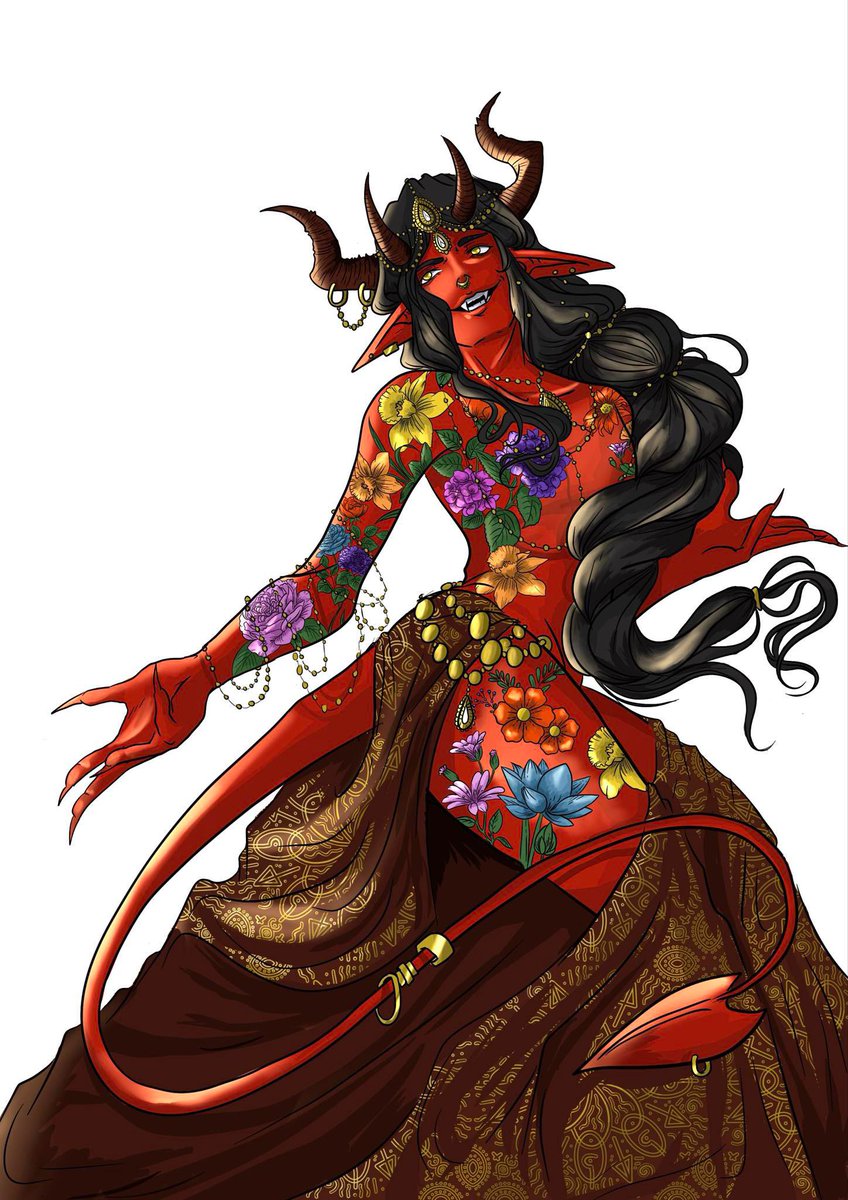 #DnDcharacter #DnD #TTRPG #DnDArt #FantasyArt #Tiefling #DigitalArt #ArtistForHire #OpenForCommissions #DnDCommissions #FantasyArtist #CharacterDesign #CommissionAnArtist #Illustrator #ArtCommission #OC #CharacterArt #TabletopRPG #WorldBuilding