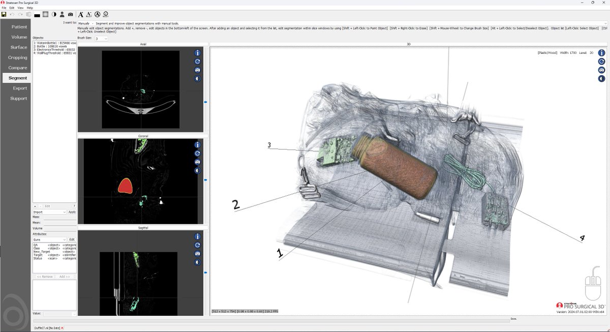 StratovanCorp's tweet photo. Data segmentation is no longer just about drawing boundaries and organizing pixels. It’s about achieving precision and consistency to unlock the full potential of your data.

To train algorithms effectively, you need voxel-level precision—down to the smallest detail. Every annotation matters, and consistency across your dataset is critical to ensure algorithms learn from the right data.

At Stratovan, we understand these challenges. That’s why our Segmentation software suite is designed to take your 3D data segmentation to the next level.

✅ AI-Powered Assistance: Our intelligent, automated assistant works alongside you, helping multiply your efforts, catch errors, and identify oversights before they impact your algorithm's performance.

✅ Ease of Use: Intuitive tools streamline the segmentation process, letting you focus on what matters most—your data.

✅ Enhanced Accuracy: Segment every element of an object, even the ones we struggle to perceive with the naked eye.

Your data is invaluable. Let us help you make it smarter.

Explore how Segmentation Pro can transform your 3D data projects and ensure your algorithms are built on a solid foundation.

https://t.co/GFT5MyuEG3
