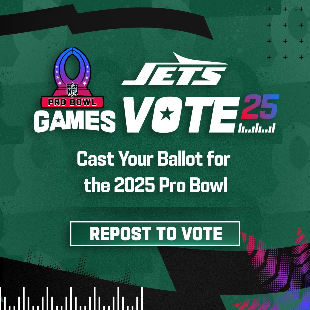 New York Jets (@nyjets) on Twitter photo 1️⃣ REPOST = 1️⃣ #ProBowlVote
<a href="/AaronRodgers12/">Aaron Rodgers</a>
<a href="/BreeceH/">Breece Hall</a>
<a href="/BraelonAllen/">Braelon Allen</a>
<a href="/GarrettWilson_V/">Garrett Wilson</a>
<a href="/tae15adams/">Davante Adams</a>
<a href="/AllenLazard/">Allen Lazard 👑</a>
<a href="/Gipson22X/">Xavier Gipson</a>
<a href="/T_Conk1/">Tyler Conklin</a>
Morgan Moses
<a href="/ALIJAHVT/">AVT</a>
<a href="/_JohnSimpson/">John Simpson</a>
<a href="/JoeTippmann/">joe tippmann</a>
<a href="/MichealClemonss/">Micheal Clemons</a>
<a href="/QuinnenWilliams/">Quinnen Williams</a>
Javon Kinlaw
<a href="/JamienSherwood/">Wood 🪵</a>
<a href="/quincywilliams_/">Quincy Williams</a> 1️⃣ REPOST = 1️⃣ #ProBowlVote
<a href="/AaronRodgers12/">Aaron Rodgers</a>
<a href="/BreeceH/">Breece Hall</a>
<a href="/BraelonAllen/">Braelon Allen</a>
<a href="/GarrettWilson_V/">Garrett Wilson</a>
<a href="/tae15adams/">Davante Adams</a>
<a href="/AllenLazard/">Allen Lazard 👑</a>
<a href="/Gipson22X/">Xavier Gipson</a>
<a href="/T_Conk1/">Tyler Conklin</a>
Morgan Moses
<a href="/ALIJAHVT/">AVT</a>
<a href="/_JohnSimpson/">John Simpson</a>
<a href="/JoeTippmann/">joe tippmann</a>
<a href="/MichealClemonss/">Micheal Clemons</a>
<a href="/QuinnenWilliams/">Quinnen Williams</a>
Javon Kinlaw
<a href="/JamienSherwood/">Wood 🪵</a>
<a href="/quincywilliams_/">Quincy Williams</a>