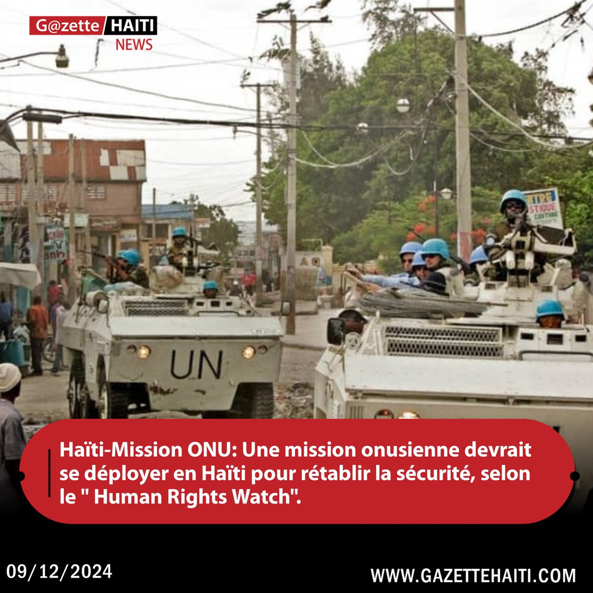 Gazette Haiti tweet media
