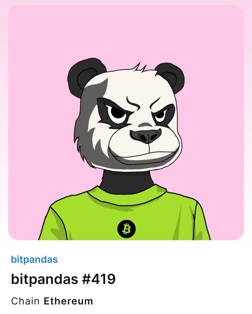 bitpandas_'s tweet photo. @0xSweep What about the pandas? https://t.co/iroI7ur8GU