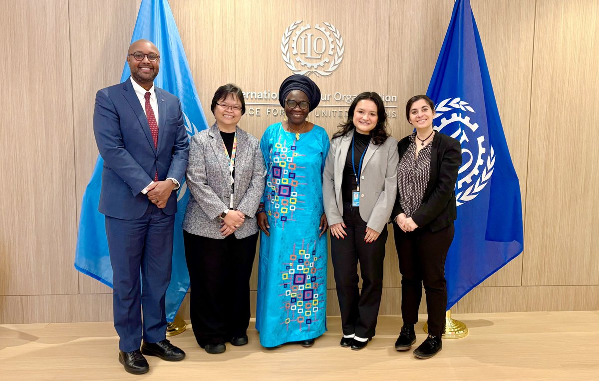 ILO Office for the United Nations (@ilo_newyork) on Twitter photo Engaging dialogue with <a href="/NGOCSocD/">NGO Committee for Social Development</a> Chair Liana Almony and members! We look forward to closely collaborating on advancing #SocialJustice, promoting #DecentWork, and driving transformative contributions to realising #socialdevelopmentforall! #StrongerTogether #CivilSociety #CSoCD Engaging dialogue with <a href="/NGOCSocD/">NGO Committee for Social Development</a> Chair Liana Almony and members! We look forward to closely collaborating on advancing #SocialJustice, promoting #DecentWork, and driving transformative contributions to realising #socialdevelopmentforall! #StrongerTogether #CivilSociety #CSoCD