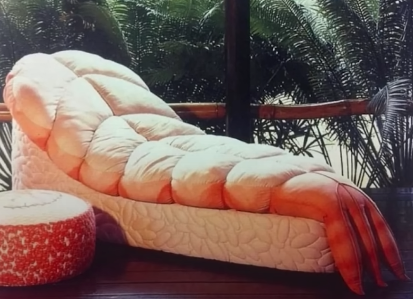 If anyone out there happens to be looking for a Christmas gift for me, may I point you in the direction of the best gift ever -- the "Shrouch"! Find it at your nearest sushi themed furniture outlet.