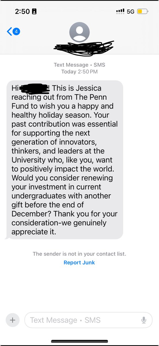 Today we found out the United Healthcare CEO shooter was a Penn alumn. This is the text alumni just got…