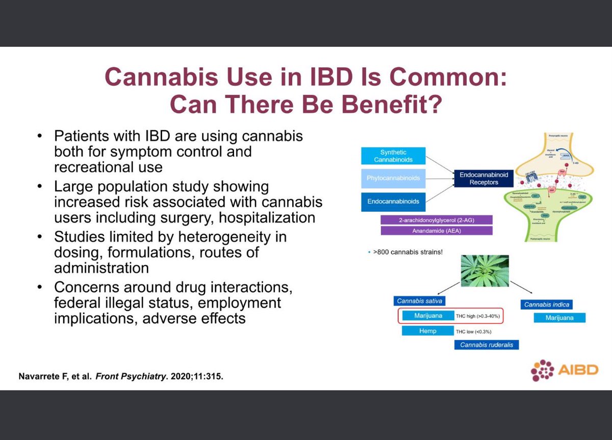kendra_weekley's tweet photo. Has your patient asked you about cannabis? It’s important to ask your patients about why they are exploring this option #AIBD2024 https://t.co/DZJwkoGbqw
