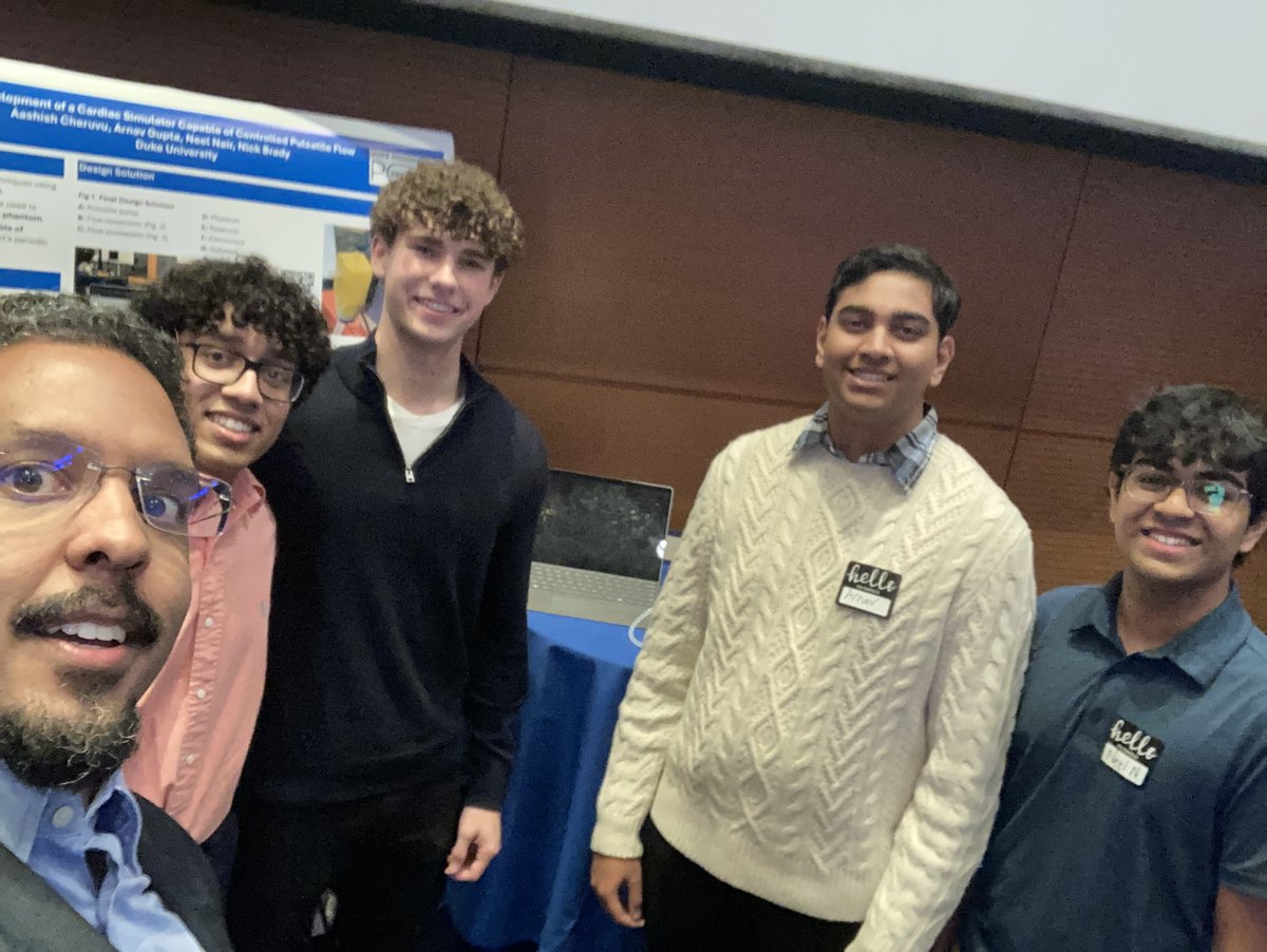 aandrewdjones's tweet photo. Another year, another great time with the freshmen of @DukeEngineering  design expo. One project you can see everyday as you walk past the @DukeU puppy kindergarten, another will be used by Madscience NC to teach 4th graders, another is potentially going be commercialized https://t.co/nd7YFULEC0