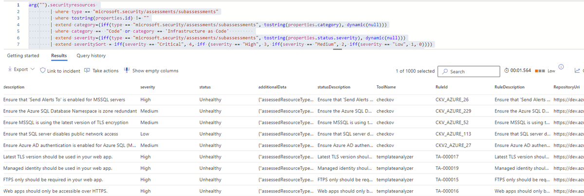 alexverboon's tweet image. Get all Azure DevOps Security Code & Infrastructure as code recommendations with #KQL
github.com/alexverboon/Hu…
#AzureDevOpsSecurity #CodeAnalysis