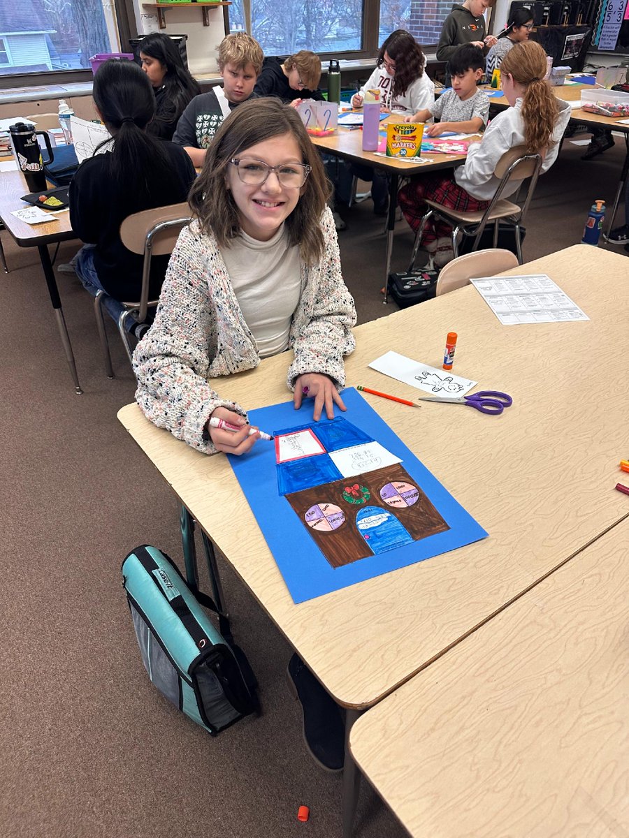 CityDover's tweet photo. 🏠 Last week, fifth-grade students at Dover Avenue got into the holiday season and reviewed all the different skills they have learned in math this year by creating Math Gingerbread Houses. 🌪️ Great job, Tornadoes! #WeAreDover https://t.co/SSFbeqnvum