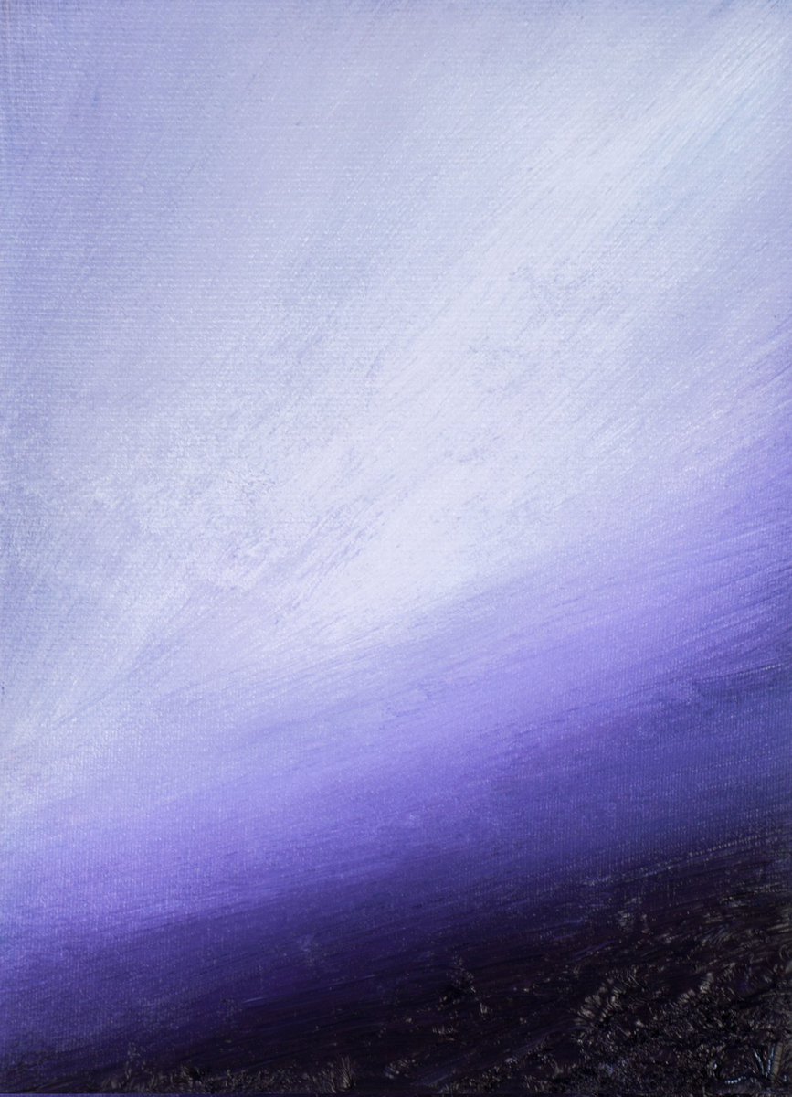 ernestvolynec's tweet photo. "Violet Reverie", 18 x 13 cm, oil on canvas panel https://t.co/353E4qU5on