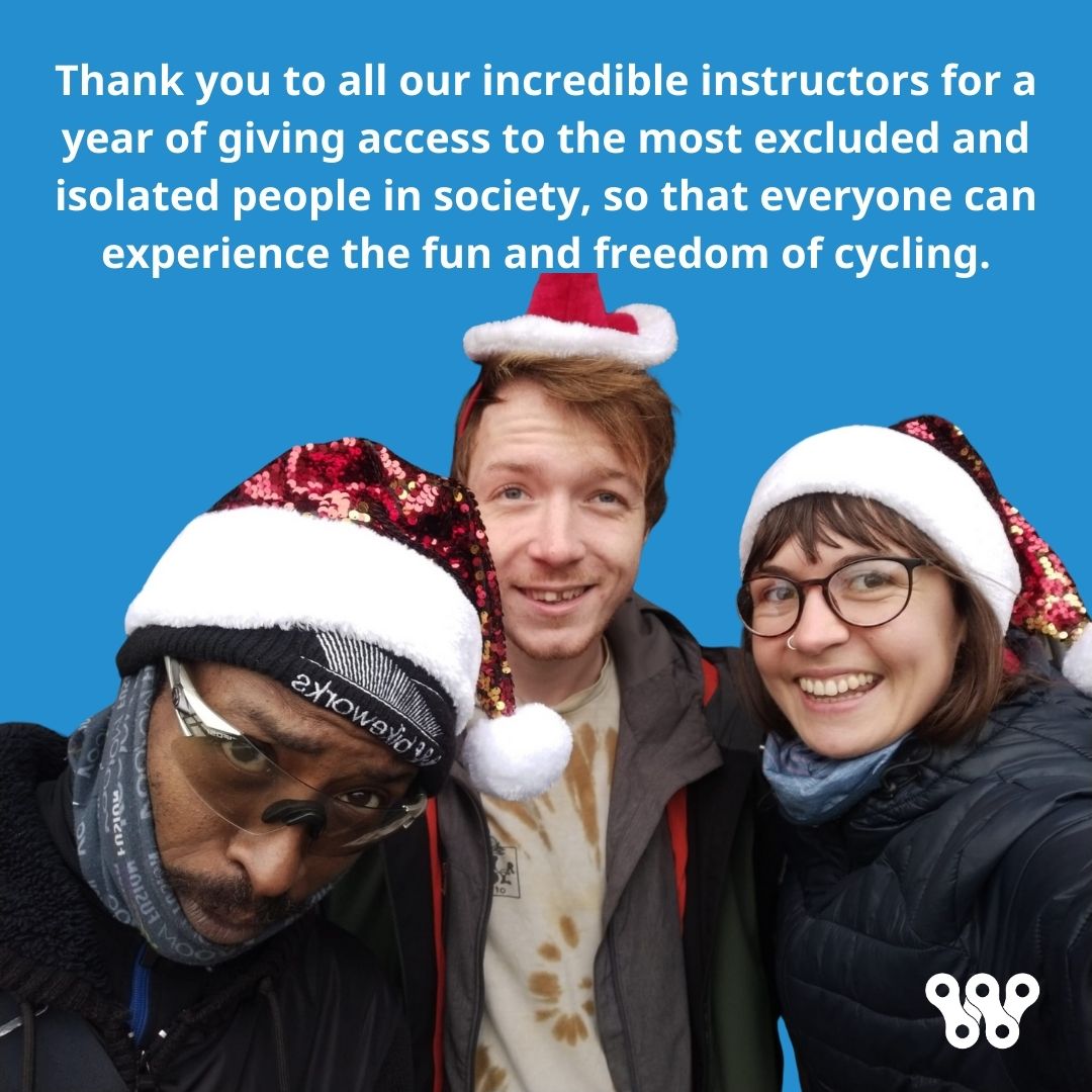 Bikeworksuk's tweet image. We’re wrapping up our #AllAbility year of impact ☺️..&amp;amp; celebrating our instructor team.

Over the holiday season we’ll be taking a small winter break.

Each club is different, so please check timings here: bikeworks.org.uk/all-ability/al…
&amp;gt; @towerhamletsnow @newhamlondon pictured.