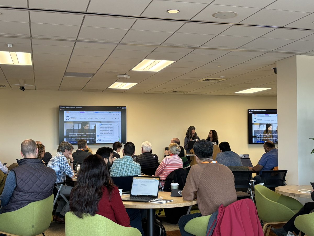 cloud4good's tweet photo. Happening now in Boston! Innovation Day: Agent AI – @agentforce Edition is in full swing, bringing together top universities and leaders. We’re diving into how @salesforce's #AI and #EducationCloud connects the entire student lifecycle, with discussions on enhancing engagement, integrating data, and transforming the student experience. Our line-up of experts include speakers from @UMassLowell, @unity, and @harvardmed as well as our own @Ryanblake. 

Couldn't make it? We're available to talk about our favorite moments and highlights from today's session - contact us today! https://t.co/esQ5YGh7Fj

#HigherEd #InnovationDay #BestTeamEver