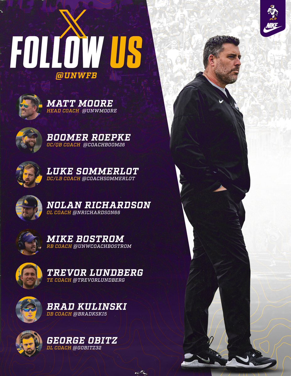 🚨Recruits! Follow our coaches! 🚨