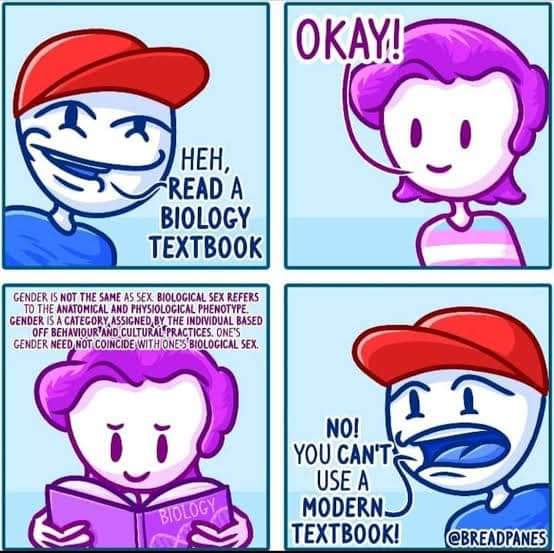 quantumskunk's tweet photo. @Jaxes_Just @bionical_alien @Jota_000001 Si supieras que tu hermosa ciencia reconoce la existencia de las personas trans y no binarias. https://t.co/NlXDiPCvQs