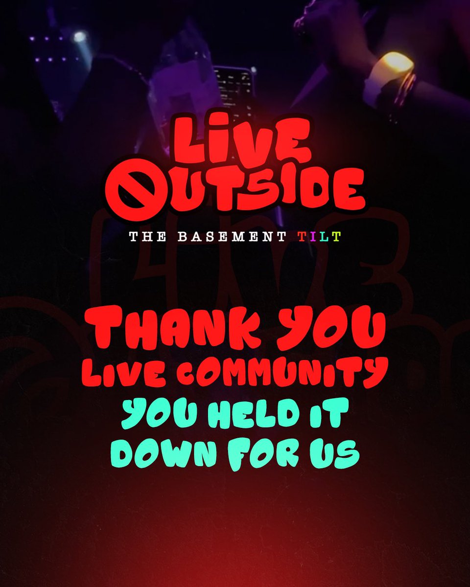 THANK YOU LAGOS ❤️

Big shout out to everyone who pulled up
to LIVE ⭕️UTSIDE 👹👿