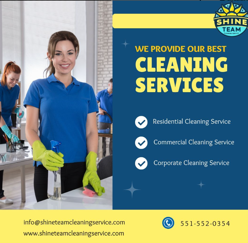 ShineTeamClean's tweet photo. https://t.co/W3qSanTSSv
✨ Transform your space with Shine Team Cleaning Service! 🧼

✅ Residential &amp; Commercial Cleaning
✅ Move In/Out Cleaning

📍 Serving Mount Arlington, Sussex &amp; Morris County, NJ

#ShineTeamCleaningService #CleaningServicesNJng https://t.co/8WeqZ0y22X