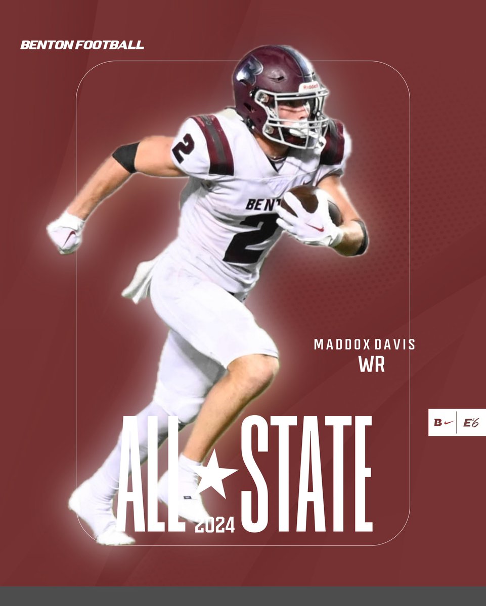 Congratulations to Maddox Davis for being selected 6A All-State! #AllIn