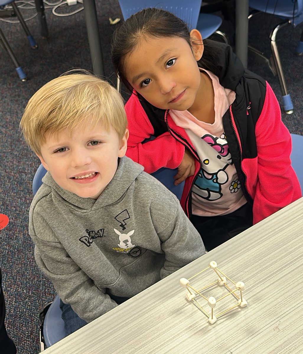 We’re learning about the attributes of 3-D shapes! #finchfalcons