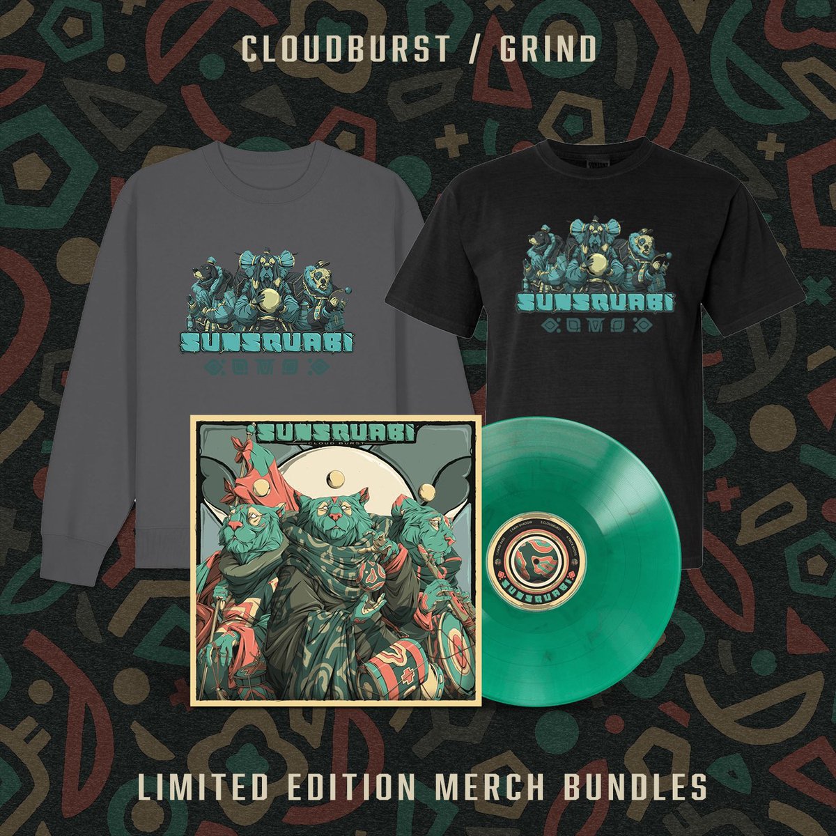 We're thrilled to announce that Pre-orders for our Dual EP Clouburst/Grind are live now as well as an exclusive merch bundle– don’t miss your chance to grab yours! ❤️🎶

Listen 👉 hypeddit.com/sunsquabi/grin…

Pre-order 👉 diggersfactory.com/vinyl/322943/s…