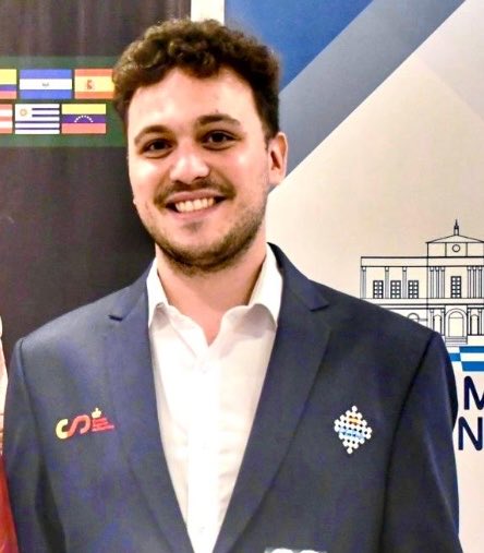 Javier Ochoa de Echagüen (@echaguen) on Twitter photo Buena actuación del GM Alan Pichot, quinto en el europeo de ajedrez relámpago disputado en Skopje (Macedonia de norte), y también de los GGMM Jaime Santos (13) y Alvar Alonso (15) <a href="/AjedrezEspanola/">FederacionEspañolaAjedrez</a> Buena actuación del GM Alan Pichot, quinto en el europeo de ajedrez relámpago disputado en Skopje (Macedonia de norte), y también de los GGMM Jaime Santos (13) y Alvar Alonso (15) <a href="/AjedrezEspanola/">FederacionEspañolaAjedrez</a>
