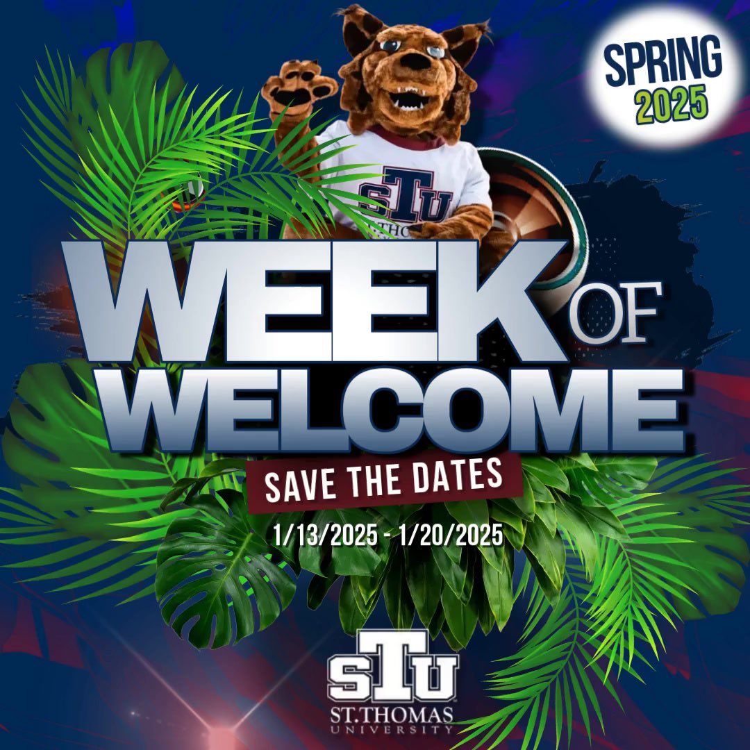 📢 Save the Dates! 📅 Spring 2025 Week of Welcome (W.O.W.) Kick off the new semester with excitement, events, and Bobcat pride. 🐾 Stay tuned for the official schedule! #stumiami