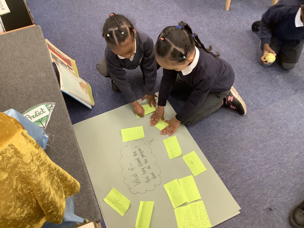 PindersPrimary's tweet photo. Today in Read and Respond the children in Year 1 used their prediction skills to predict what might have happened in the story ‘Lost and Found’ if… #PPReading https://t.co/3Nkpo6Kp6M