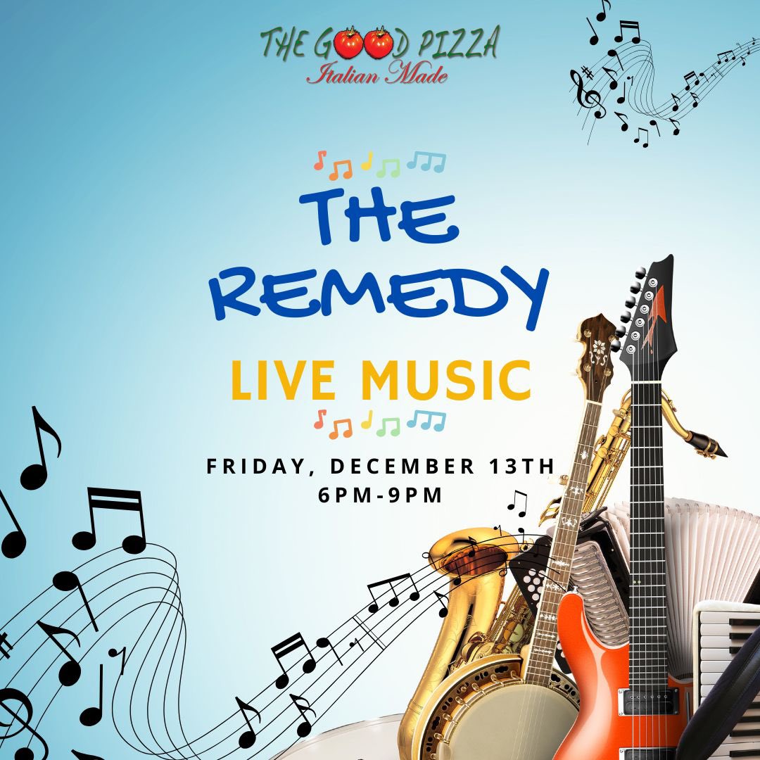 DaGoodPizza's tweet photo. Happy Monday everyone! Join us this Friday, Dec 13th for Live Music 🎶 🎤 #thegoodpizza https://t.co/Heg0bUZf8P